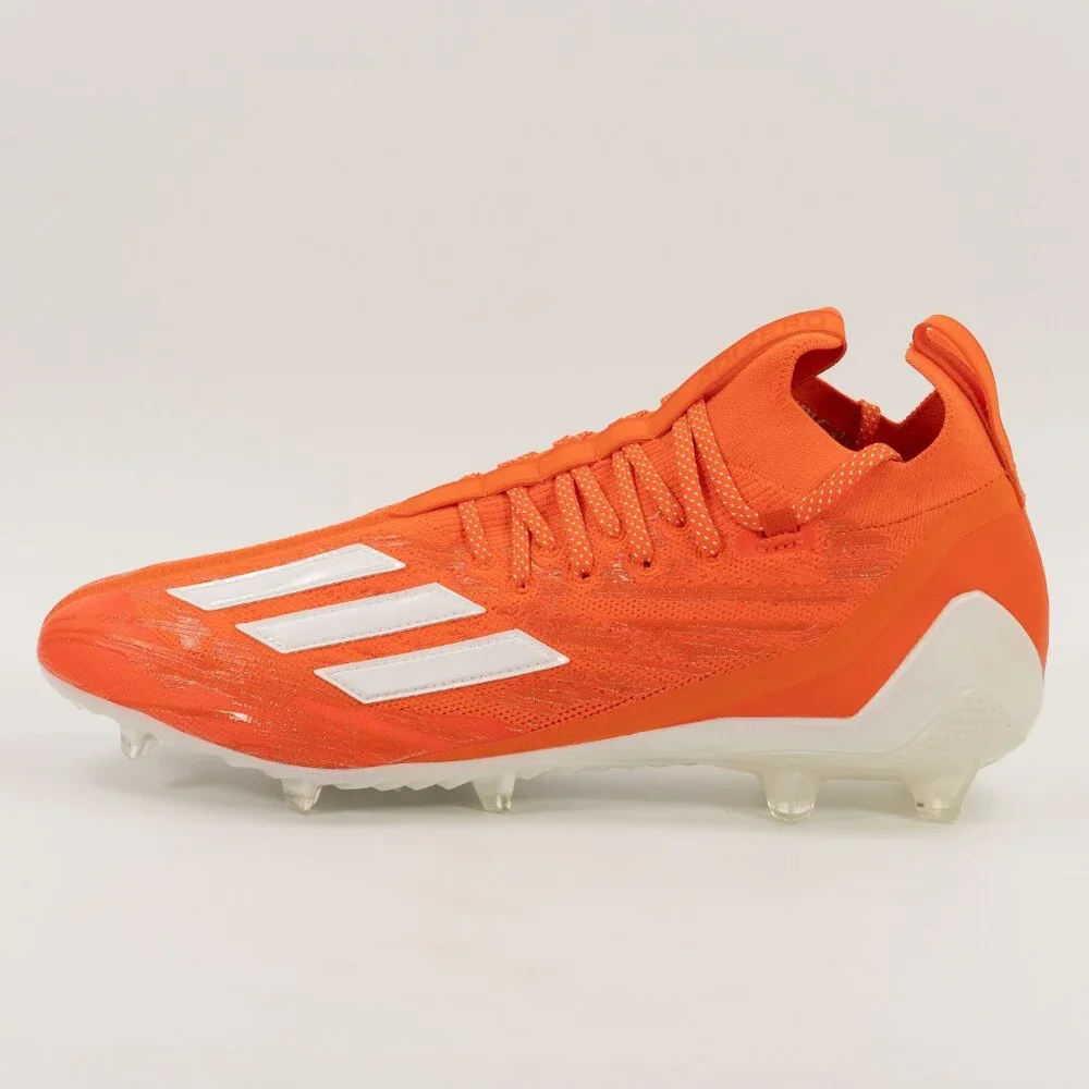 Adidas Adizero Primeknit Orange White GV9628 Football Cleats size 14